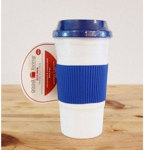 Good Living ECO MUG NEW 16 Ounce BPA FREE Twist On Lid Hand Grip